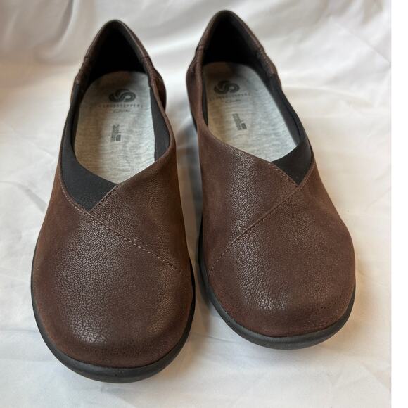 Clark Cloudsteppers Brown Size 8M - Picture 1 of 8
